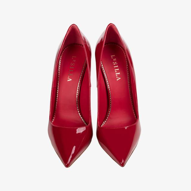 Le Silla Décolleté vernice rossa 2025