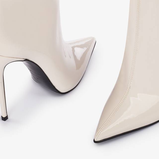 Le Silla Stivale al ginocchio vinile bianco milk Pezzi Unici