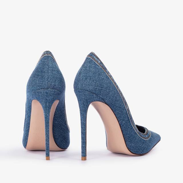 Le Silla Décolleté denim blu Promozione Limitata