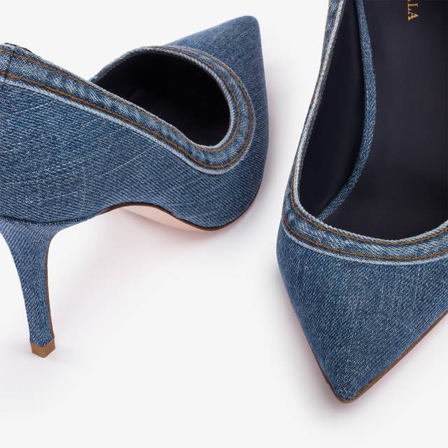 Le Silla Décolleté denim blu Fino Al -60%