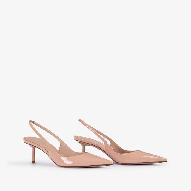 Le Silla Slingback vernice nude skin Convenienza