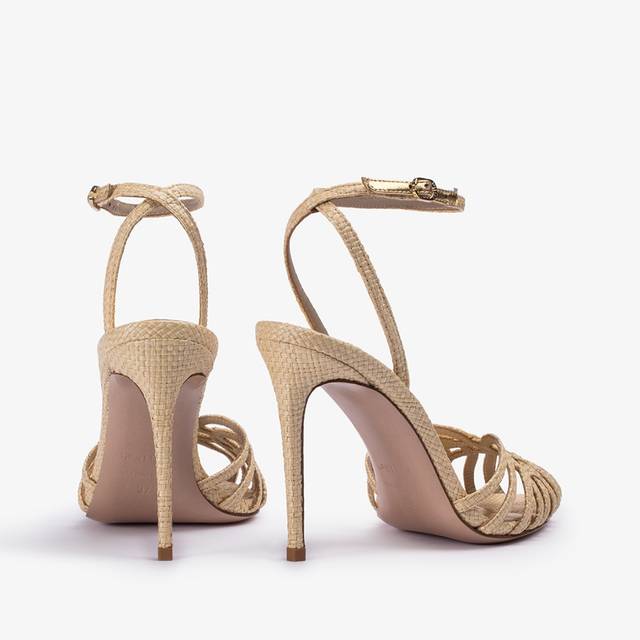 Le Silla Sandalo rafia beige naturale Economico