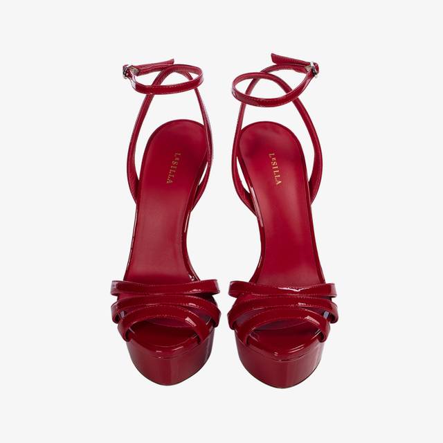 Le Silla Sandalo vernice rosso Outlet
