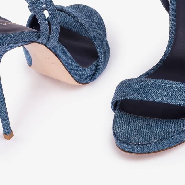 Le Silla Sandalo denim blu I Più Venduti