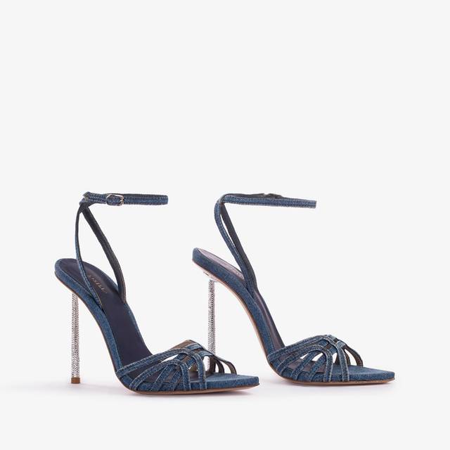 Le Silla Sandalo denim blu Vendite Flash