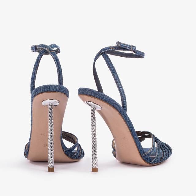 Le Silla Sandalo denim blu Vendite Flash