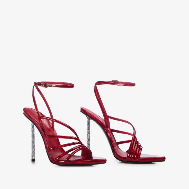 Le Silla Sandalo iridescente rosso rebel In Saldo
