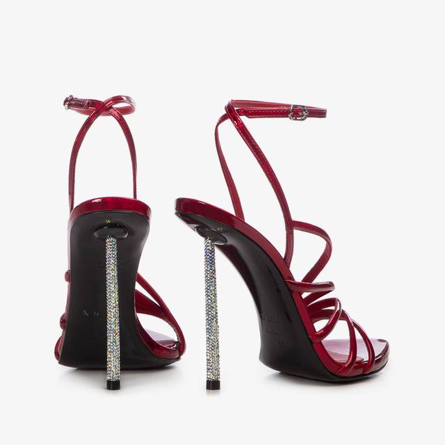 Le Silla Sandalo iridescente rosso rebel In Saldo