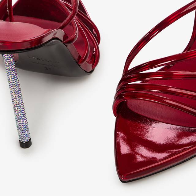 Le Silla Sandalo iridescente rosso rebel In Saldo