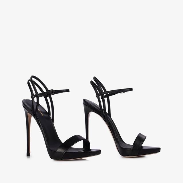 Le Silla Sandalo pelle nero 2025