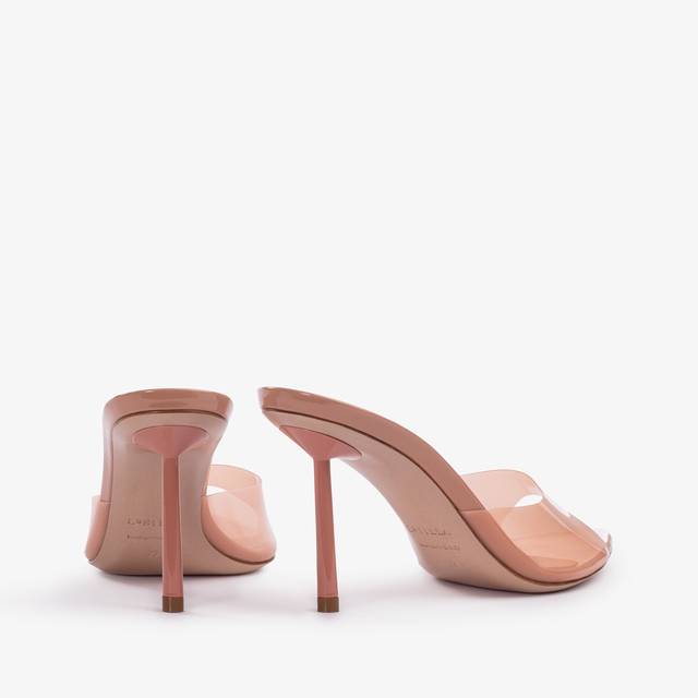 Le Silla Sandalo mule plexy nude phard Nuovo