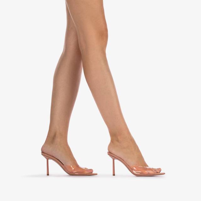 Le Silla Sandalo mule plexy nude phard Nuovo