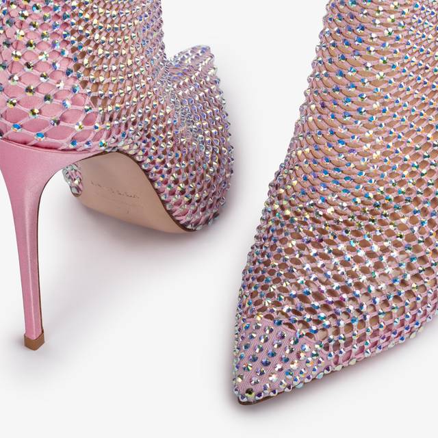 Le Silla Stivaletto calza rosa dea e Cristalli Promozione