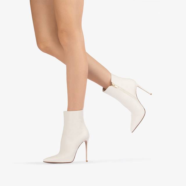 Le Silla Stivaletto nappa bianco milk Fino Al -60%