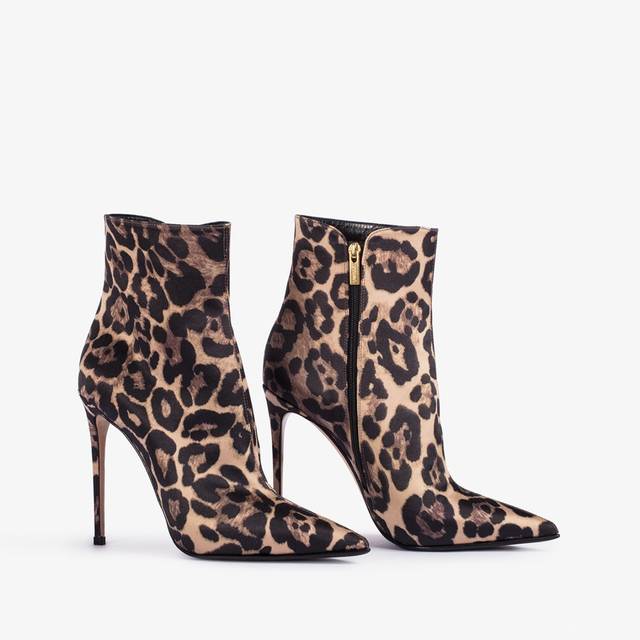 Le Silla Stivaletto raso stampa leopardo Shopping Online