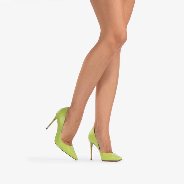 Le Silla Décolleté pelle verde apple Outlet