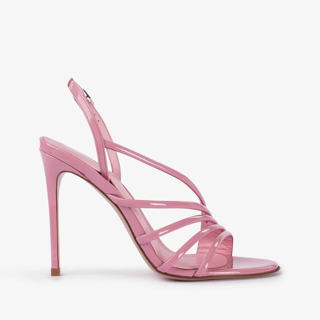 Le Silla Sandalo vernice rosa dea Saldi
