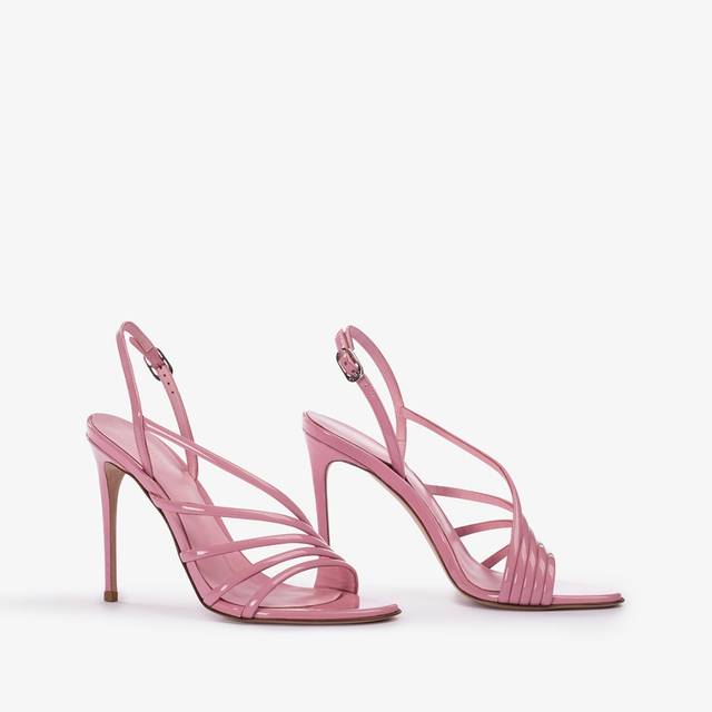 Le Silla Sandalo vernice rosa dea Saldi