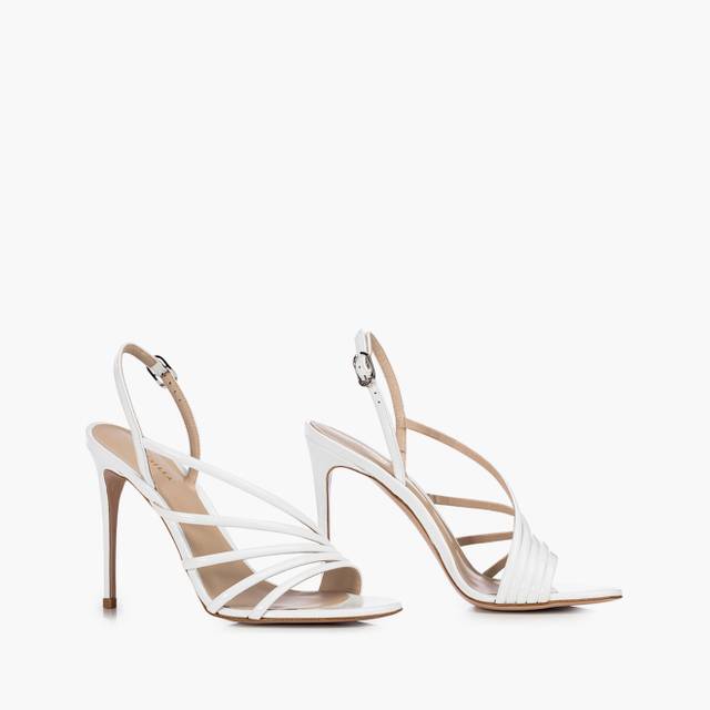 Le Silla Sandalo vernice bianco Vendita Calda