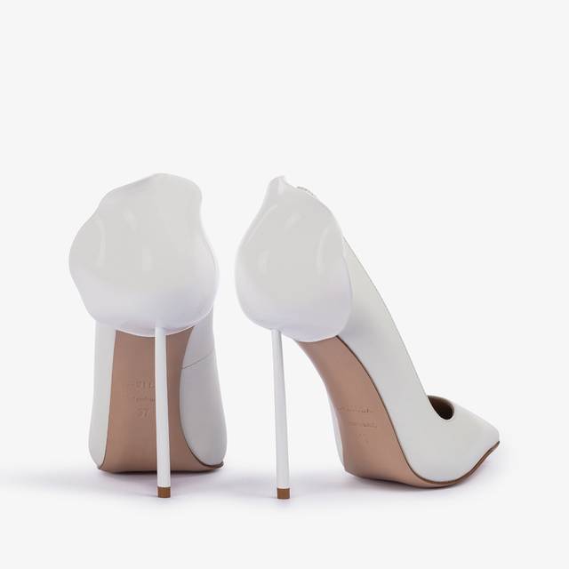 Le Silla Décolleté pelle bianca carta Offerte stagionali