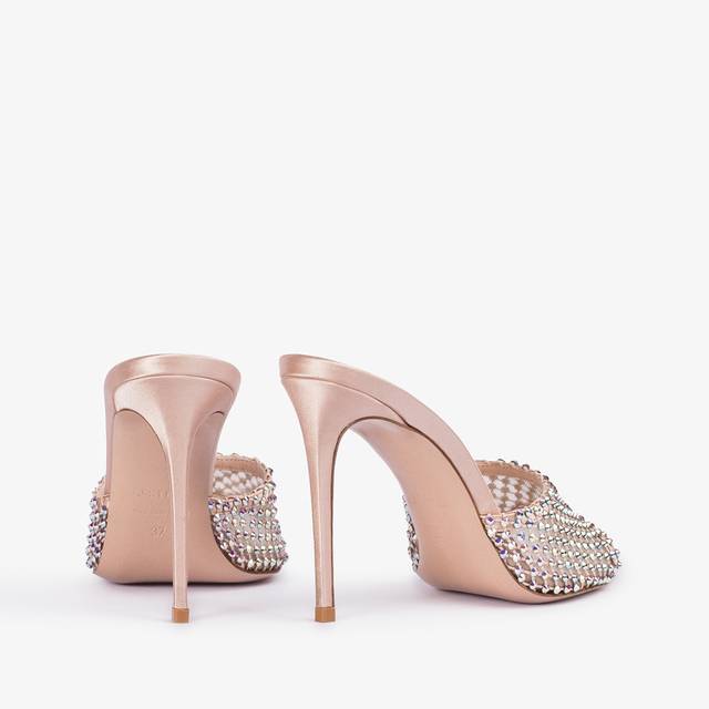 Le Silla Sandalo gioiello rete nude skin con Cristalli Comprane uno, ottenene uno gratis