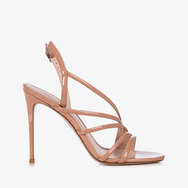 Le Silla Sandalo vernice nude phard In Linea