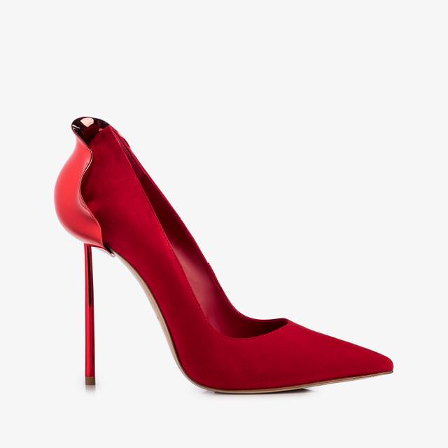 Le Silla Décolleté camoscio rossa Vendita