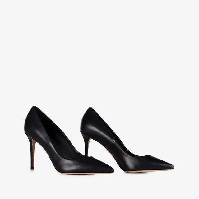 Le Silla Décolleté pelle nera Presa