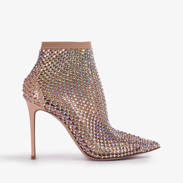 Le Silla Stivaletto calza nude skin e Cristalli Offerte