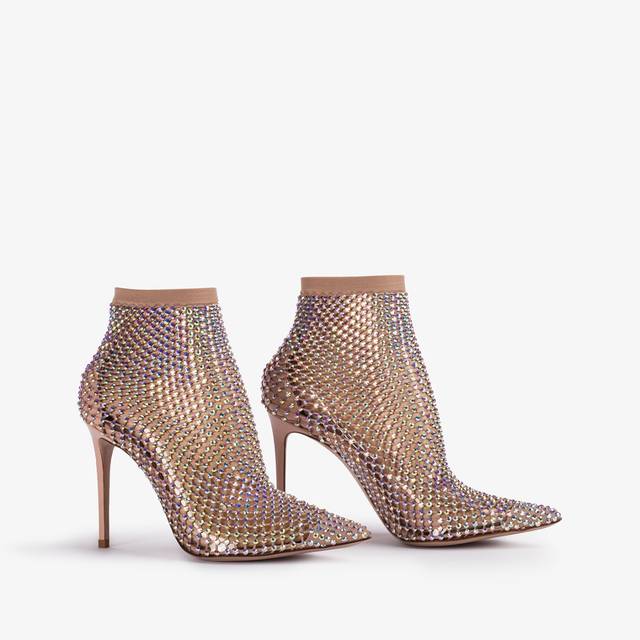Le Silla Stivaletto calza nude skin e Cristalli Offerte