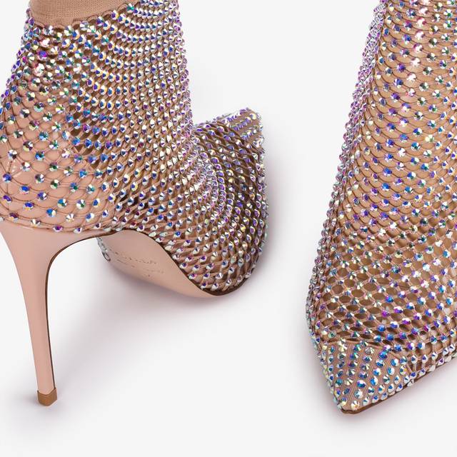 Le Silla Stivaletto calza nude skin e Cristalli Offerte