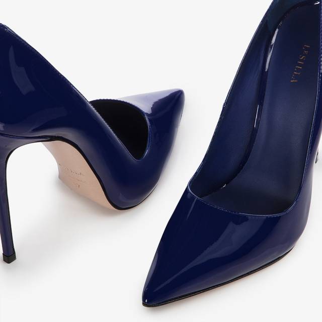 Le Silla Décolleté vernice blu lazuli Hotsell
