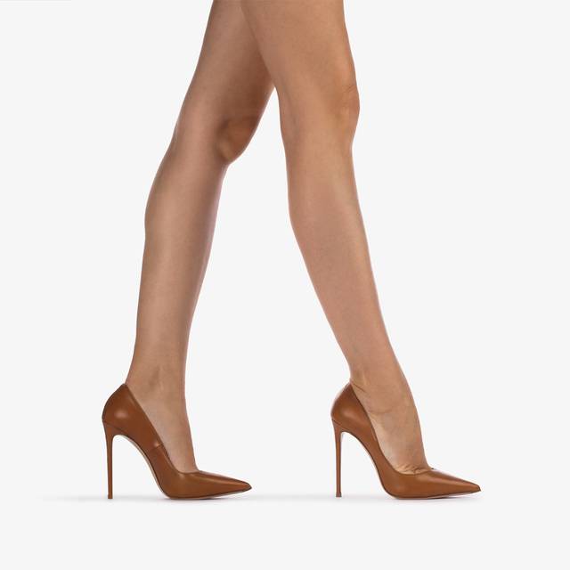 Le Silla Décolleté pelle marrone cuba Vendita Economica
