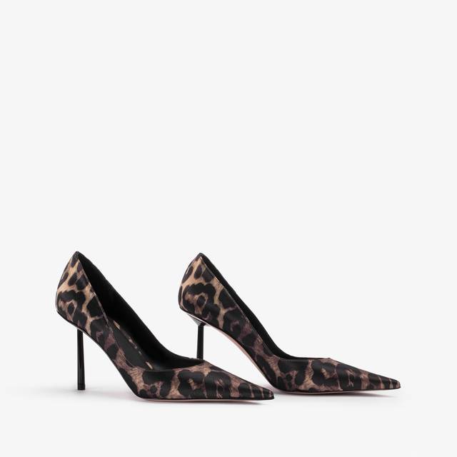 Le Silla Décolleté raso stampa leopardata Vendite Flash