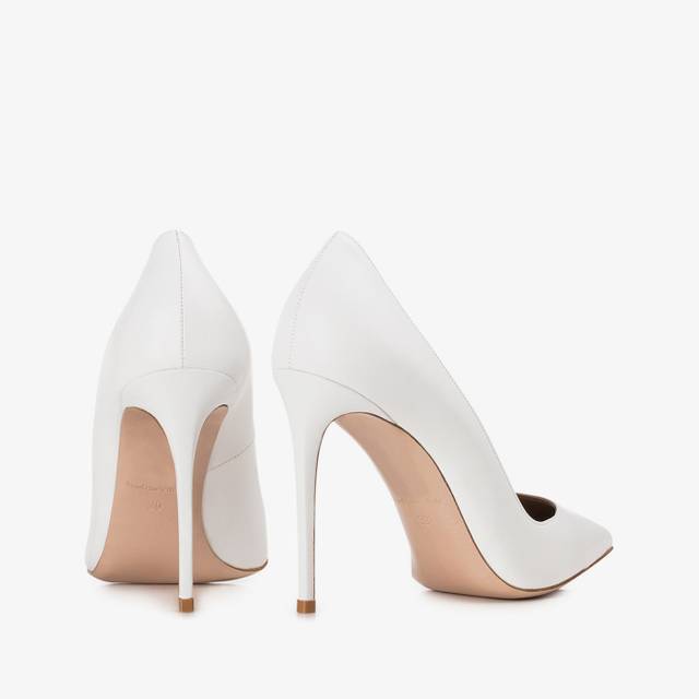 Le Silla Décolleté pelle bianca Cyber Monday