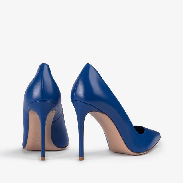 Le Silla Décolleté pelle blu persia Offerta natalizia