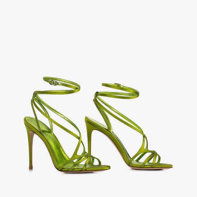 Le Silla Sandalo raso verde tokyo Offerta San Valentino