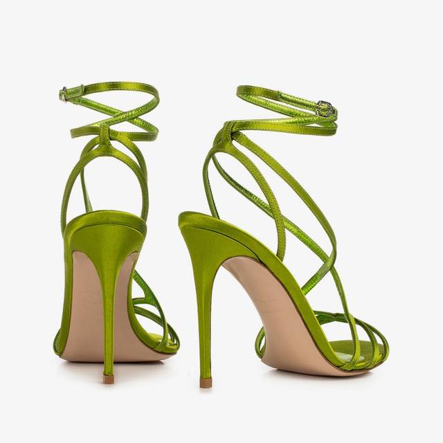 Le Silla Sandalo raso verde tokyo Offerta San Valentino
