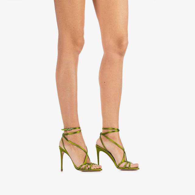 Le Silla Sandalo raso verde tokyo Offerta San Valentino