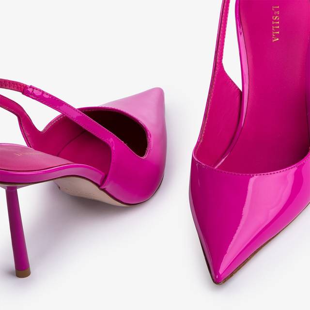 Le Silla Slingback vernice fucsia bouganville Smaltimento dello stoccaggio