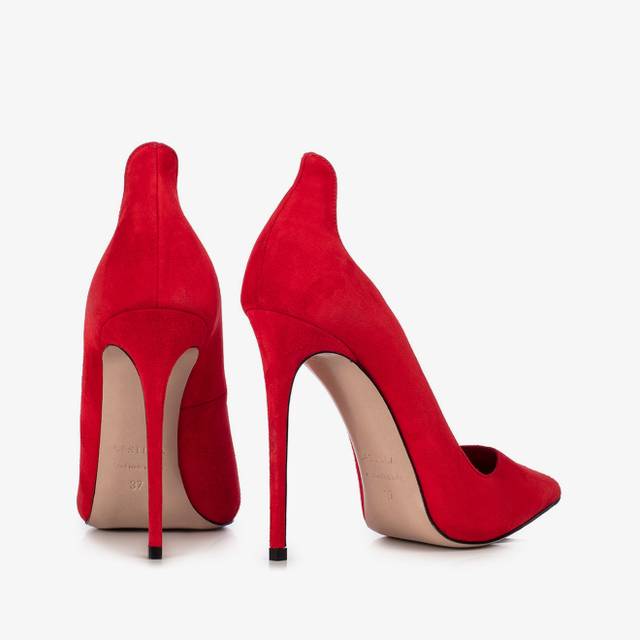 Le Silla Décolleté camoscio rossa Offerta migliore