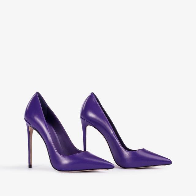 Le Silla Décolleté pelle viola kamala Offerta temporanea