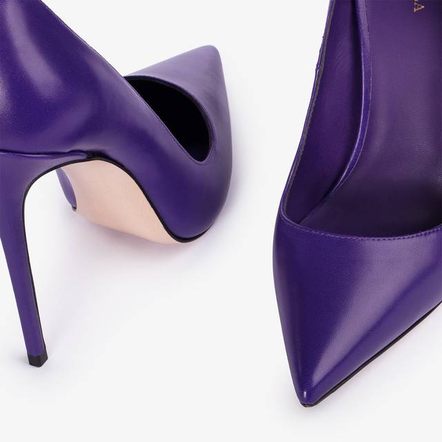 Le Silla Décolleté pelle viola kamala Offerta temporanea