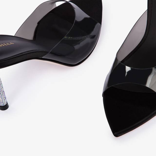 Le Silla Sandalo plexy nero Offerte esclusive