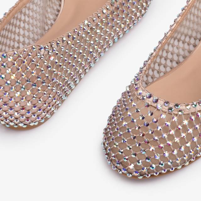 Le Silla Ballerina gioiello rete nude skin con Cristalli Nuovi prodotti