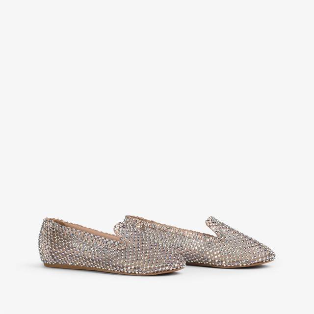 Le Silla Slipper gioiello rete nude skin e Cristalli Bestseller