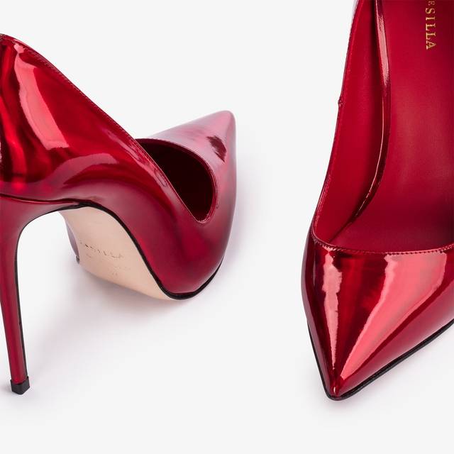 Le Silla Décolleté iridescente rossa rebel Ultimi tre giorni