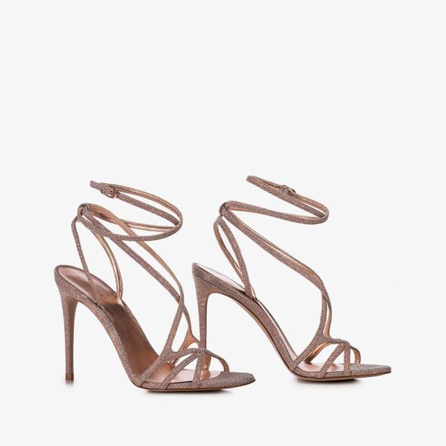 Le Silla Sandalo tessuto glitterato nude skin Fino al 65% di sconto