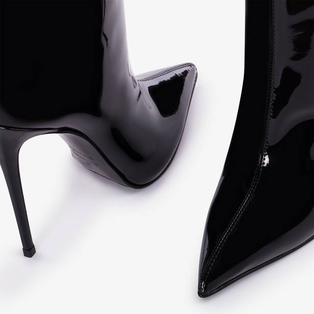 Le Silla Stivale al ginocchio vinile nero Duty-free