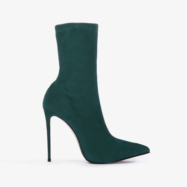 Le Silla Stivaletto camoscio stretch verde balance 2025